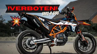 DB-Killer (Euro5) entfernen | Arrow Slip-on | KTM SMC R 2023