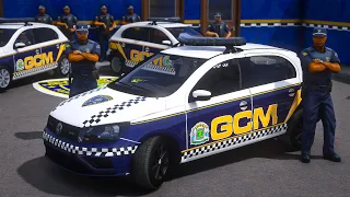 GUARDA CIVIL METROPOLITANA GCM ABORDAGENS NOTURNAS | GTA 5 POLICIAL