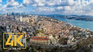 ISTANBUL in 4K - A Virtual Trip to the Heart of Turkey - 10-Bit Color Urban Relax Video