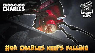 Charles Keeps Falling: Choo-Choo Charles - Glitches, Bugs and Funny Moments Clips 01