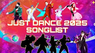 Just Dance 2025 Songlist | Story Mode | Wishlist