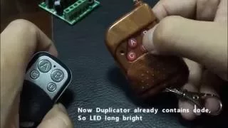 Duplicator remote control