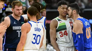 NBA "Face To Face Staredown 🤬" MOMENTS