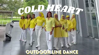 COLD HEART Line Dance | Choreo by Maddison Glover (AUS) | Demo by OUTDOOR LINE DANCE