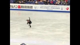 Евгения Медведева, ЧМ2017 - практика  (evgenia medvedeva, wc 2017)