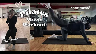 Hot mess glutes pilates workout!!