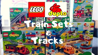 LEGO DUPLO Cargo & Steam Trains + Bridge & Tracks Playtime | Train App Latest Update Review