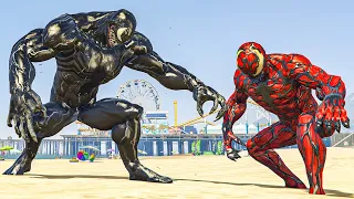 Venom vs Carnage - GTA 5  Venom mod - CocoBibu