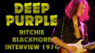 DEEP PURPLE's Ritchie Blackmore interviewed in the UK in 1974