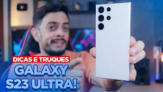 17 DICAS e TRUQUES INCRÍVEIS para o GALAXY S23 ULTRA - SABIA DISSO?