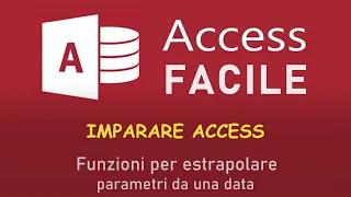 Access Facile Funzione DatePart per estrapolare giorno/mese/anno/trimestre da una data