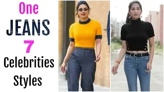 One JEANS To WEAR In 7 Bollywood STYLES - Dress Like Deepika, Priyanka, Alia | Anaysa