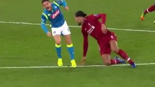 Van dijk tackle on Dries mertens| is this a foul?