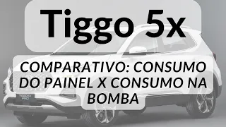 Tiggo 5x: Comparativo no consumo do painel x consumo da bomba