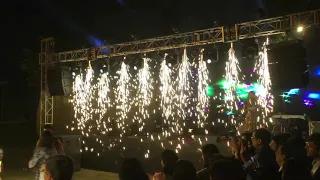 Dj  Cold fire weter fall performance       mughal fireworks