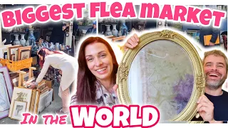 What's at the LARGEST FLEA MARKET in the WORLD?? Visiting the Marche des Puces Saint-Ouen in PARIS