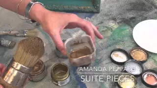 How to apply gilding wax
