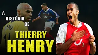 A História de THIERRY HENRY - MÃO POLÊMICA, CARRASCO do Brasil, ÍDOLO do ARSENAL!