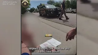 Video: Colorado girl not impressed by snack deputies were offering