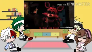 MHA reacting to "Don't Forget" FNAF (requested)