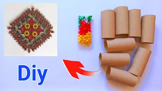 Recycle toilet paper rolls by doing this idea! handmade activities 😍