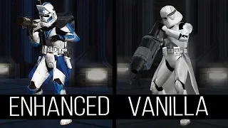 Battlefront 2 Classic  - Enhanced vs Vanilla