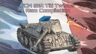 FCM 50 t Titi Twister Ram Compilation | World of Tanks Blitz