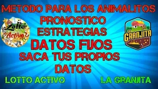 Como Sacar Datos Para Lotto Activo La Granjita Animalitos Datos Fijos Lotto Activo