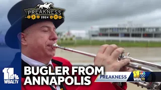 Annapolis native to sub in as Preakness track bugler