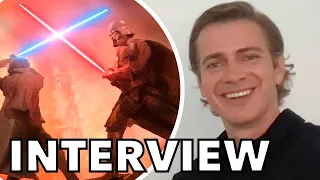 Hayden Christensen Talks Epic Fight Between Darth Vader and Obi-Wan Kenobi | INTERVIEW