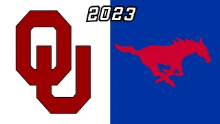 2023 Oklahoma Sooners vs SMU Mustangs Full Game Replay | College Football | 1080p