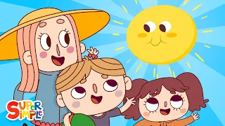 Mr. Sun, Sun, Mr. Golden Sun | Kids Songs | Super Simple Songs