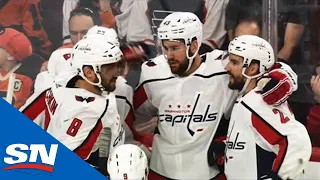 Capitals’ Wilson Joins 20 Goal Club After Nice Passing By Orlov, Kuznetsov