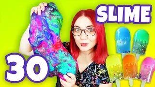 MIESZAM 30 SLIME 🌈 WIELKI SZLAMIK GIGANT 😮 miss Aga