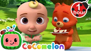 JJ and Animals Learn To Share! | Animals for Kids | Funny Cartoons | Learn about Animals