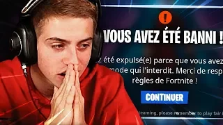 JE ME FAIS BANNIR DE FORTNITE ! (explication)