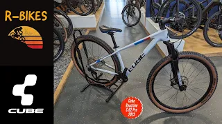 Cube Reaction C:62 Pro white´n´blue´n´red  Carbon MTB Hardtail  2023 WALK AROUND REVIEW