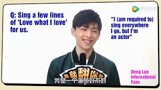 [Eng Sub] Deng Lun's interview for Ode to Joy 2