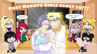Past Naruto Girls + Kushina & Temari react to FUTURE and SHIPS!