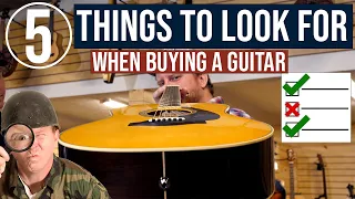 Top 5 Things When BUYING a Guitar Online!