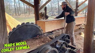 1940's Corley sawmill | 1953 Detroit 3-71 powering it 💪🏻