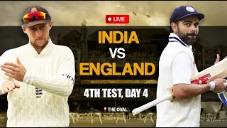LIVE : INDIA vs ENGLAND | 4th TEST | Day 4 | THE OVAL, LONDON | DIGITAL AUDIO COMMENTARY I