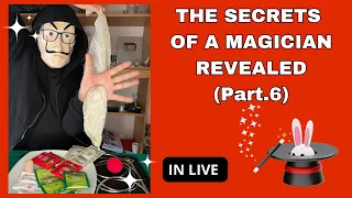 THE SECRETS OF A MAGICIAN REVEALED (Part.6) IN LIVE 🎩🪄 #magic #tricks #magictricksvideos #tutorial