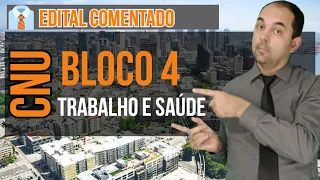 Edital CNU Bloco 4 - TRABALHO E SAÚDE DO SERVIDOR - O QUE ESTUDAR?