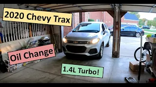 2020 Chevy Trax Oil Change 1.4L Turbo