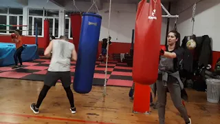 Boxing Training on Heavy Bag( part 2)