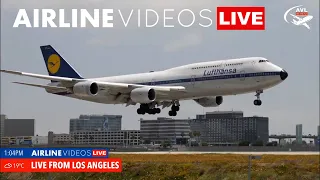 🔴LIVE: Exciting LAX Airport Action - Up-Close Shots and Thunderous Sounds!