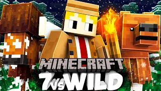 Ich habe versucht 7vsWild in Minecraft zu überleben!