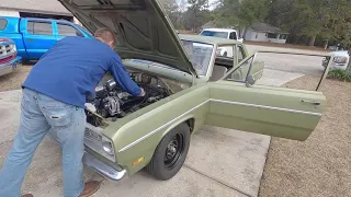 Test DRIVING the 1969 VALIANT!!