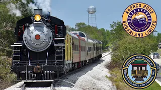 Steam and Private Varnish Part 1: Chasing US Sugar Steam Engine 148 on the AAPRCO Sugarland Limited!